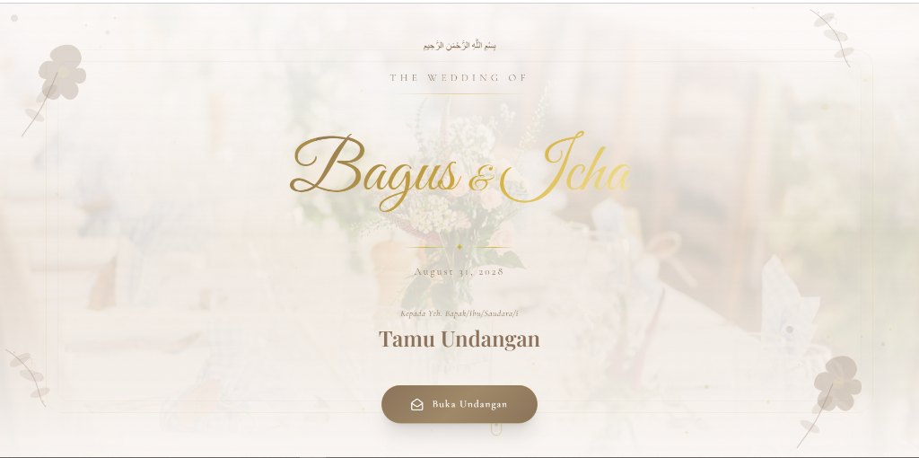 Premium Wedding Invitation